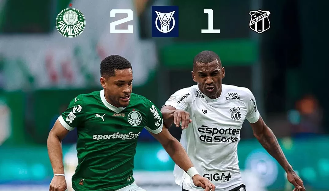 Gol menit akhir Ceara vs Santos